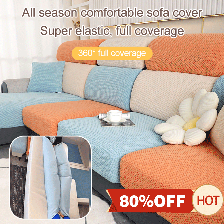 Simple style stretchy sofa cover