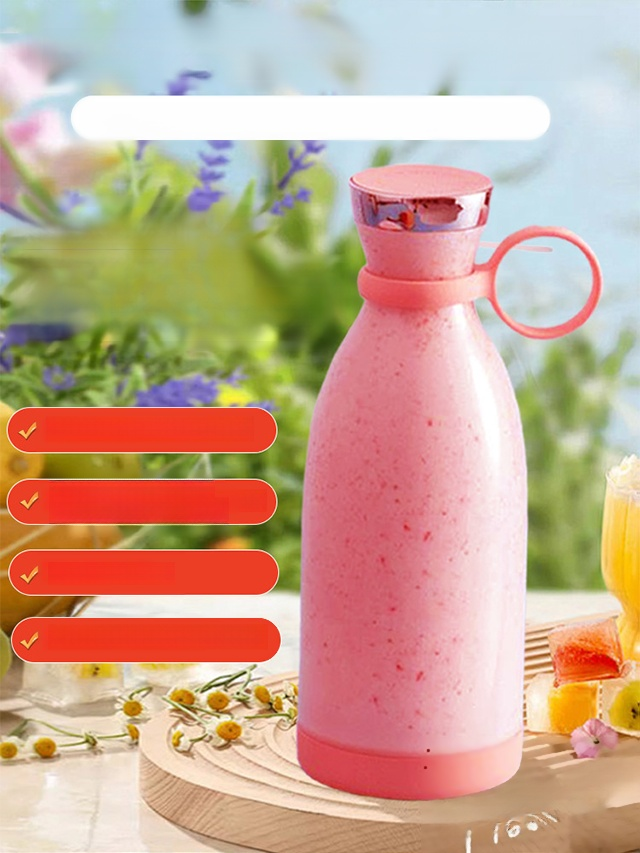 Portable Mini Electric Juicer Cup, Rechargeable And Portable, One-Button Fresh Juicing, Enjoy Juice And Smoothies Anytime