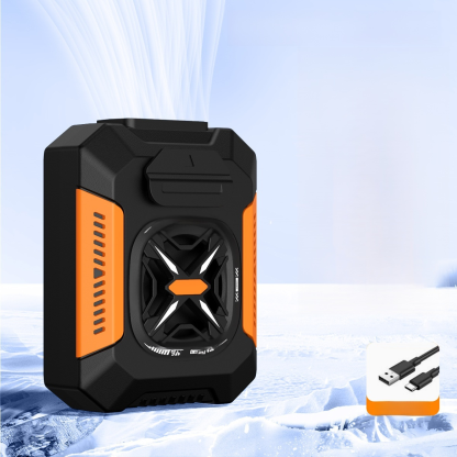 Outdoor portable waist-mounted fan