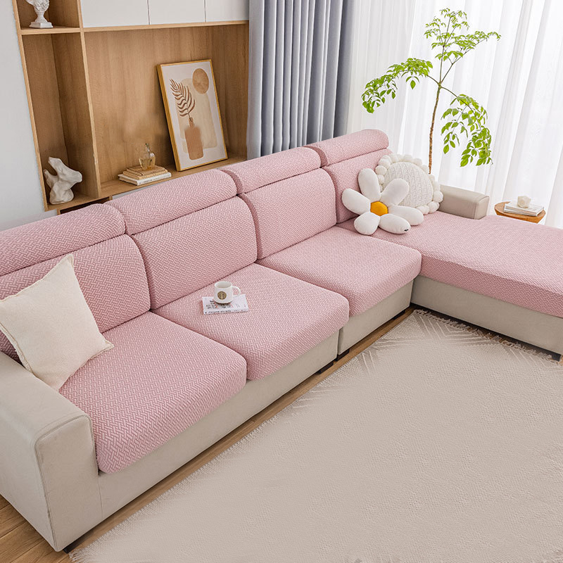 Simple style stretchy sofa cover