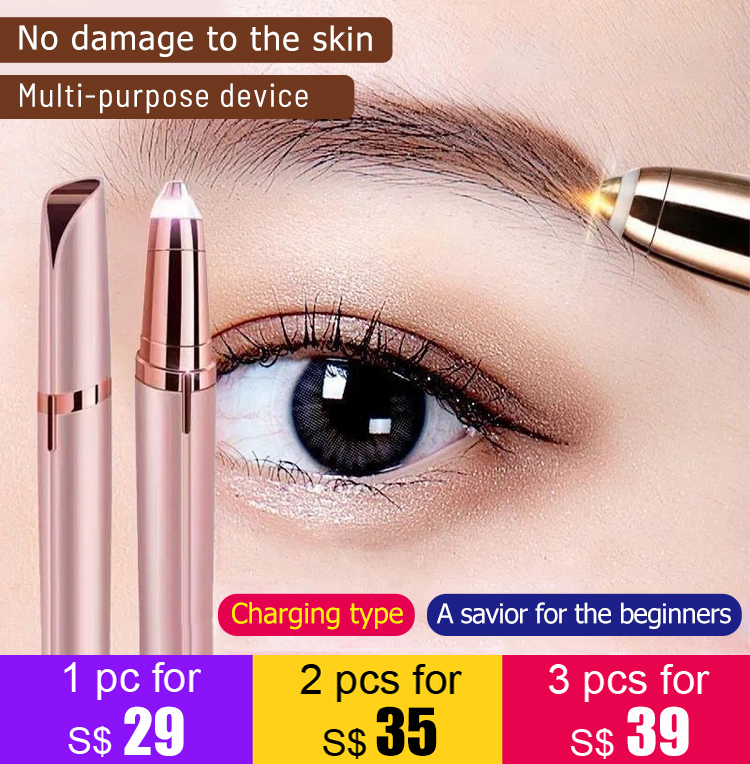 Automatic eyebrow trimmer