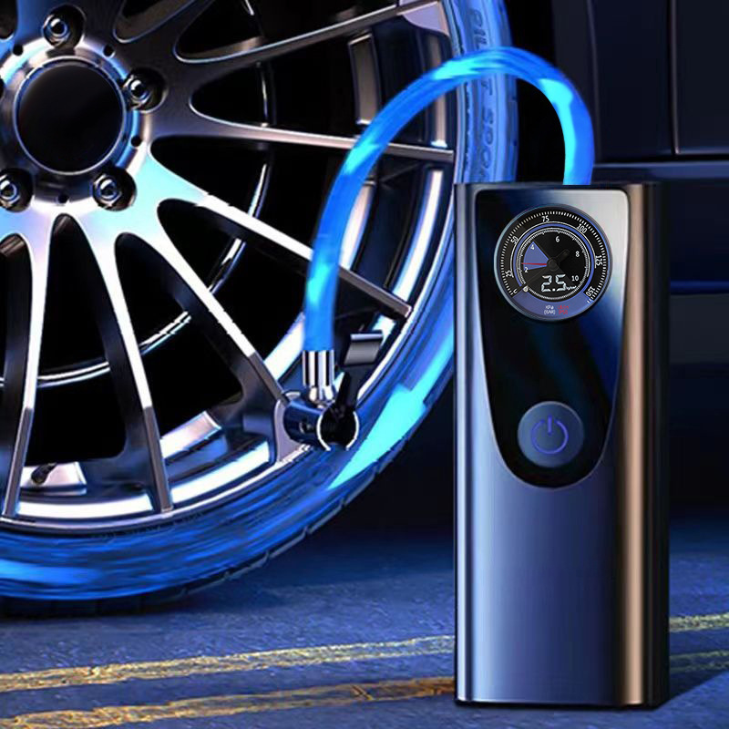 High-Power Car Air Pump, One-Second Air Replenishment And Fast Charging, Compact And Portable, Saves Space