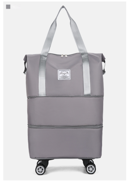 Large capacity universal wheel waterproof dry wet separation travel bag