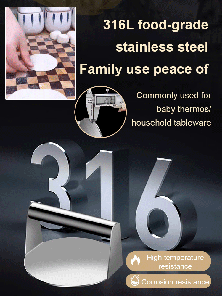 304 stainless steel cake press