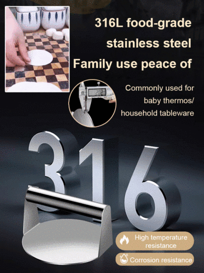 304 stainless steel cake press