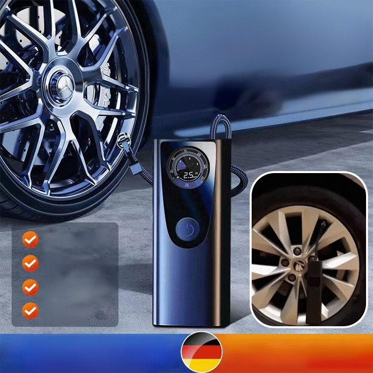 High-Power Car Air Pump, One-Second Air Replenishment And Fast Charging, Compact And Portable, Saves Space