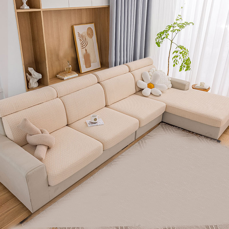 Simple style stretchy sofa cover