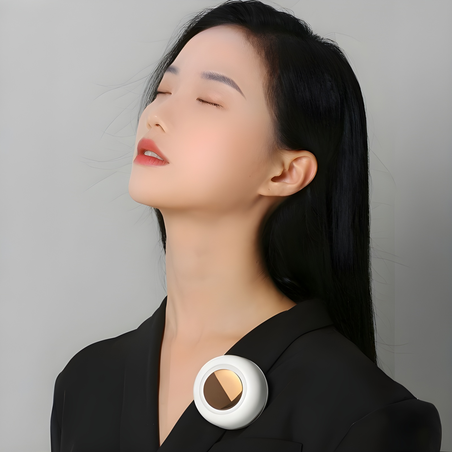 Small cyclone fan USB small fan clip fan clip collar waist hanging portable buckle fan