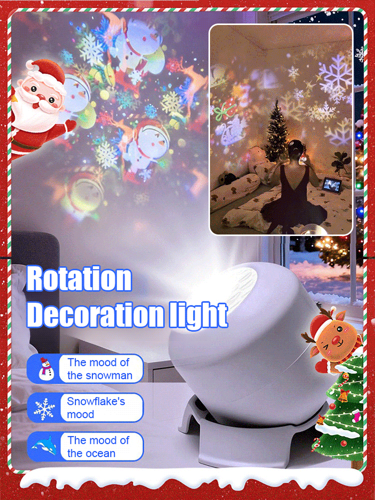 Colorful Rotating Festival Decorative Lights