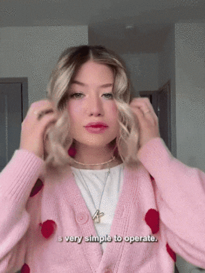 【Use anywhere】Portable 2-in-1 straight and curly curling iron