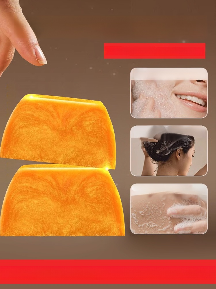 Amino Acid Handmade Perfume Gold Essential Oil Soap Gently Cleanses Without Damaging The Skin, Leaving It Smooth And Radiant