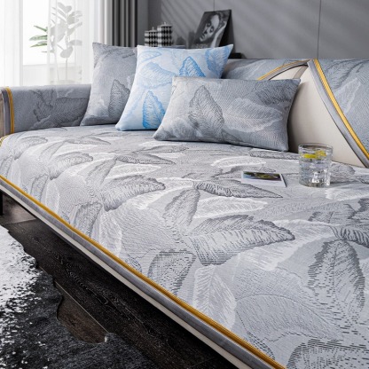 Light luxury all-season universal ice silk sofa cushion