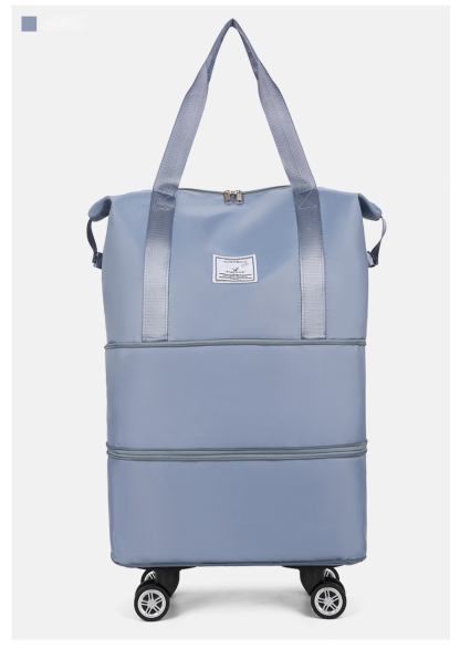 Large capacity universal wheel waterproof dry wet separation travel bag