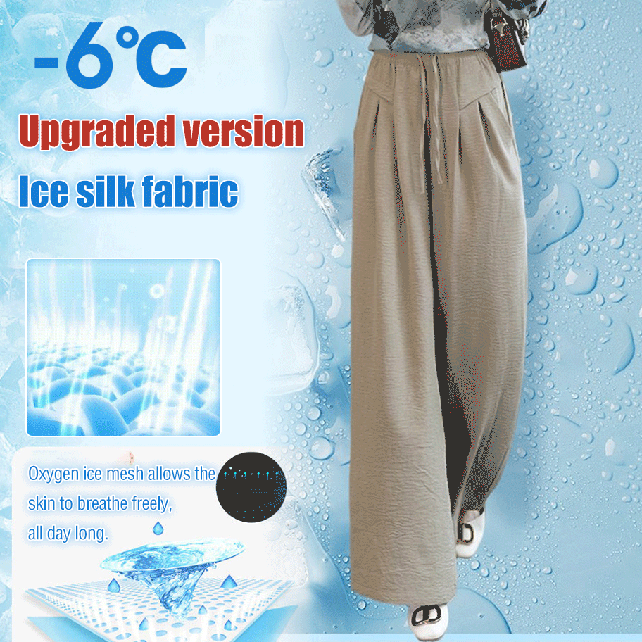 JL Casual Fashion Pleated Wide Leg Pants