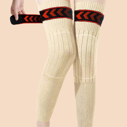 SL- Cashmere Knee Support with Straps