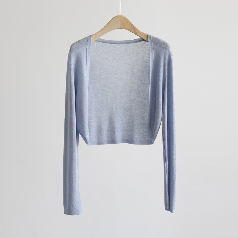Women’s ice silk knit cardigan