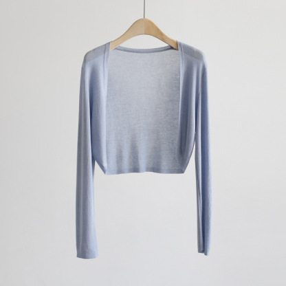 Women’s ice silk knit cardigan