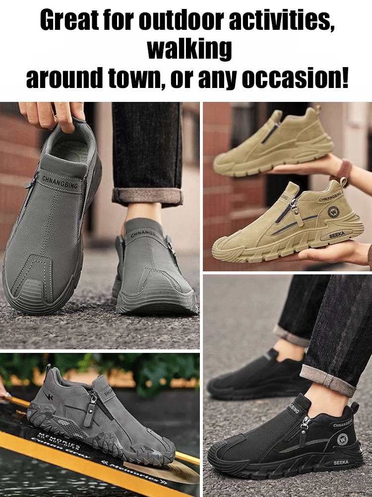 Men's Waterproof Casual Sneakers with A Cushiony, Cloud-soft Sole for Long Walks