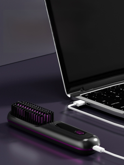 Portable Straightening and Curling Cordless Negative Ion comb