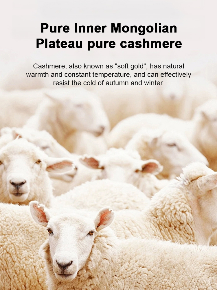 SL- Cashmere Knee Support with Straps