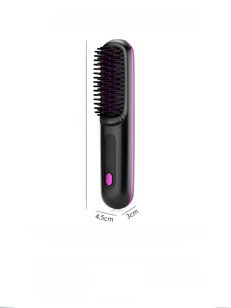 Portable Straightening and Curling Cordless Negative Ion comb