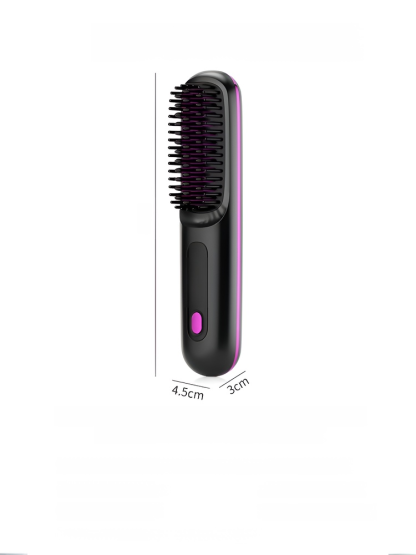 Portable Straightening and Curling Cordless Negative Ion comb