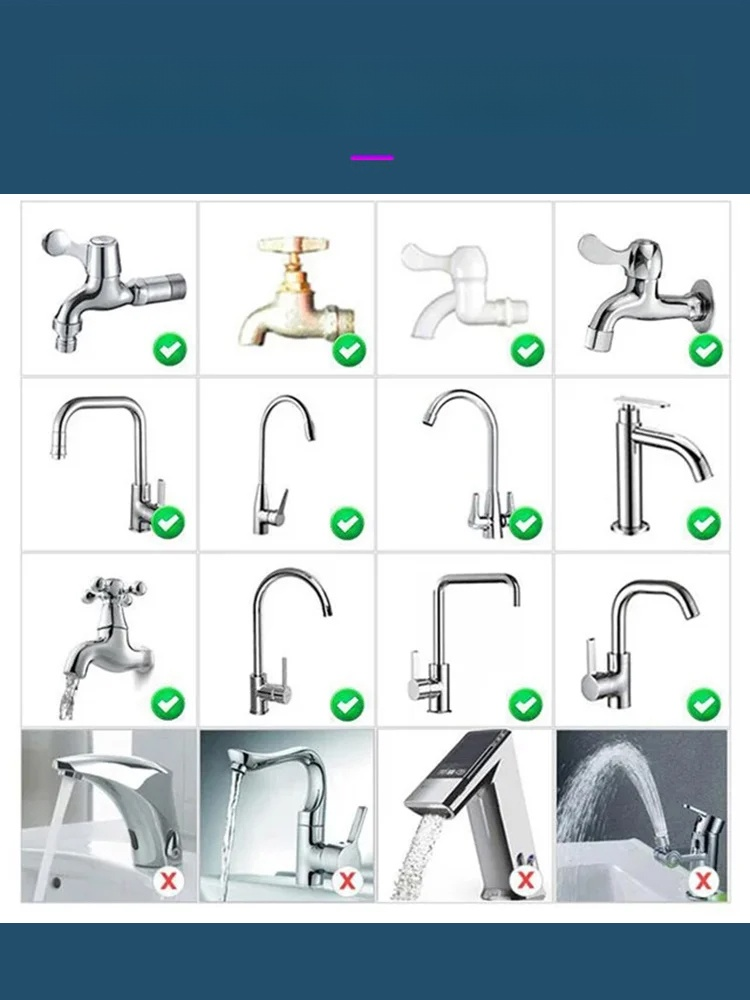 Six-layer household faucet filter