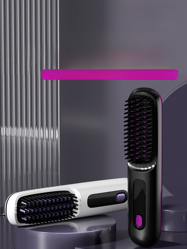 Portable Straightening and Curling Cordless Negative Ion comb