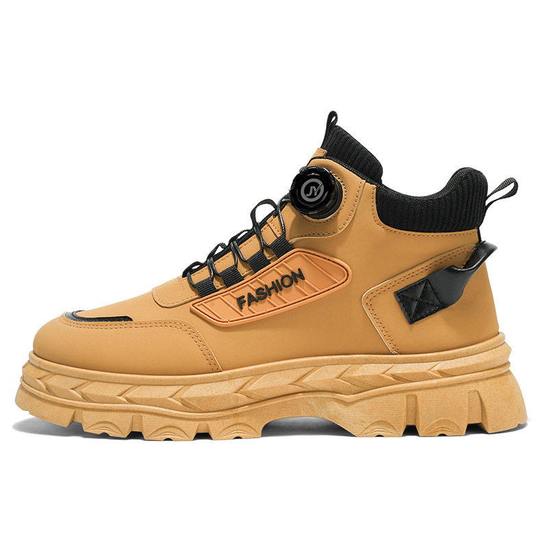  Autumn Slip-On Retro Martin Boots. Non-Slip Sole + Genuine Leather Upper. Super Convenient To Put On And Take Off In One Second