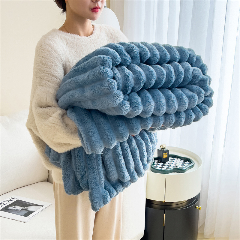 SL-High Quality Flannel Thickened Warm Blanket