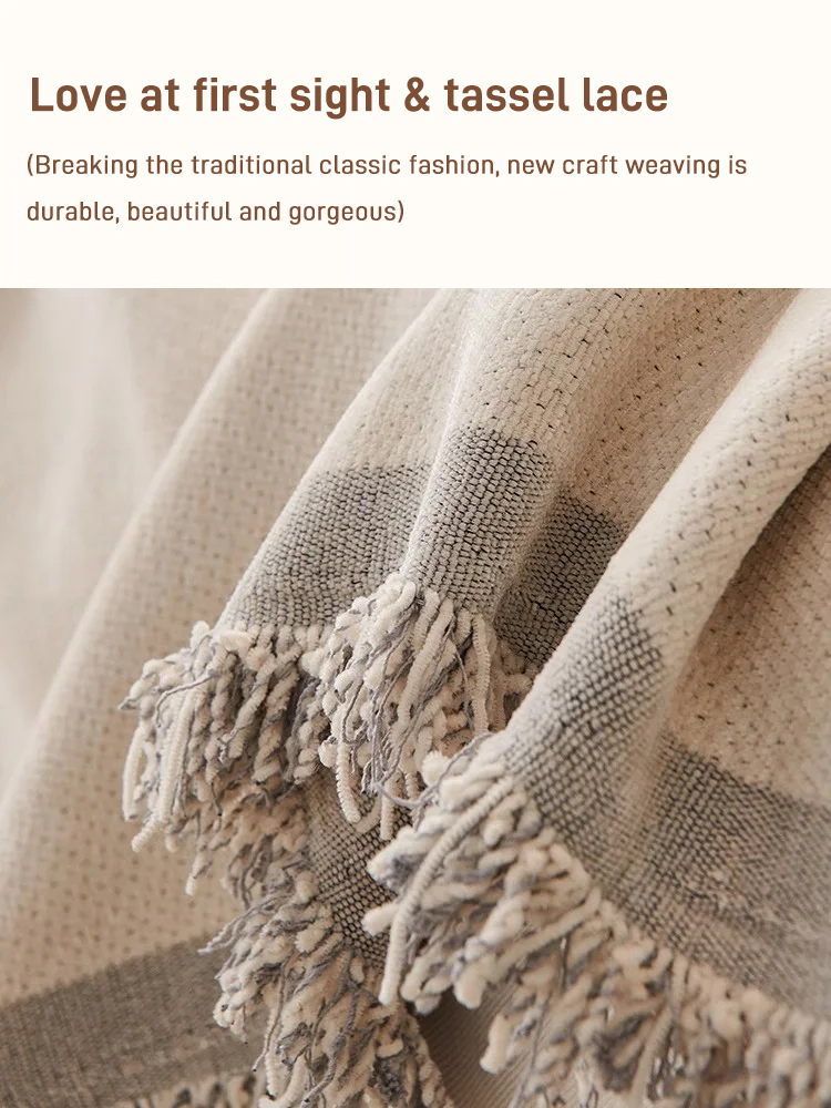 Double sided chenille sofa cover