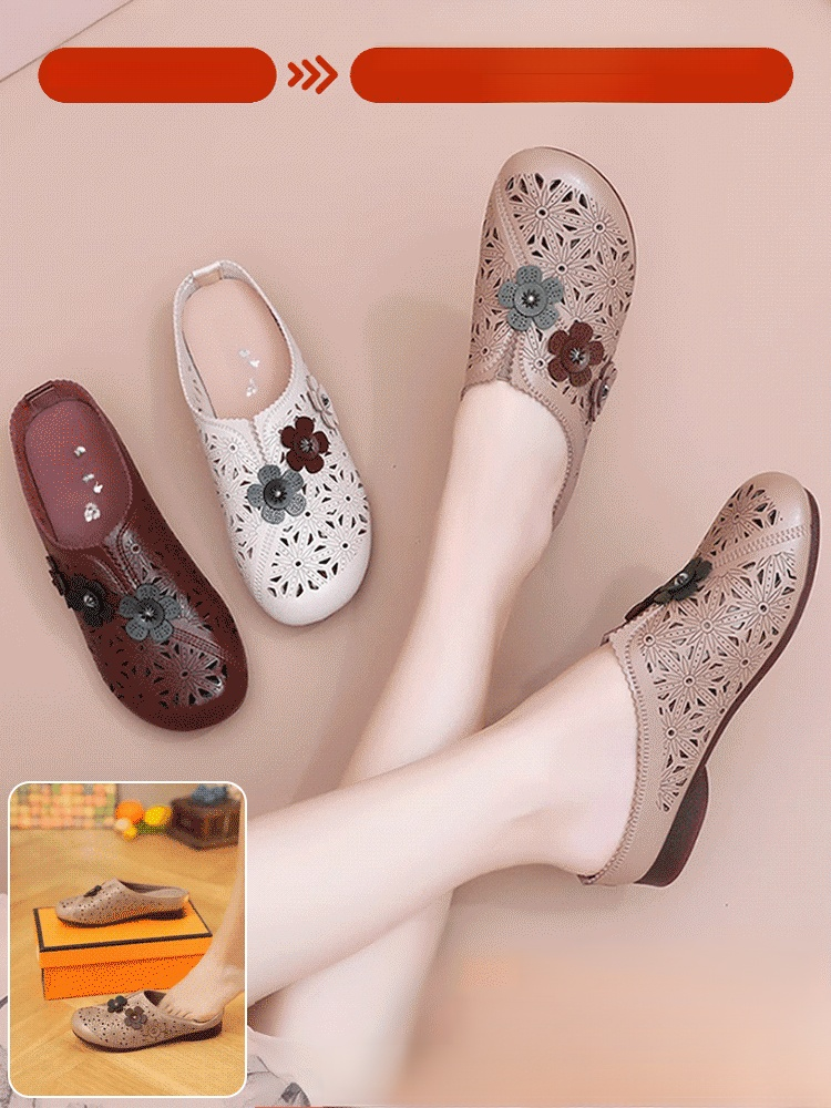 Women's hollow petal breathable sandals