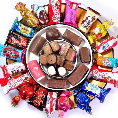  Russian Imported Assorted Chocolate Candies