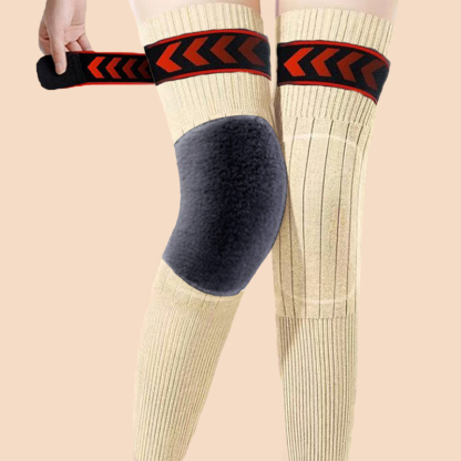 SL- Cashmere Knee Support with Straps