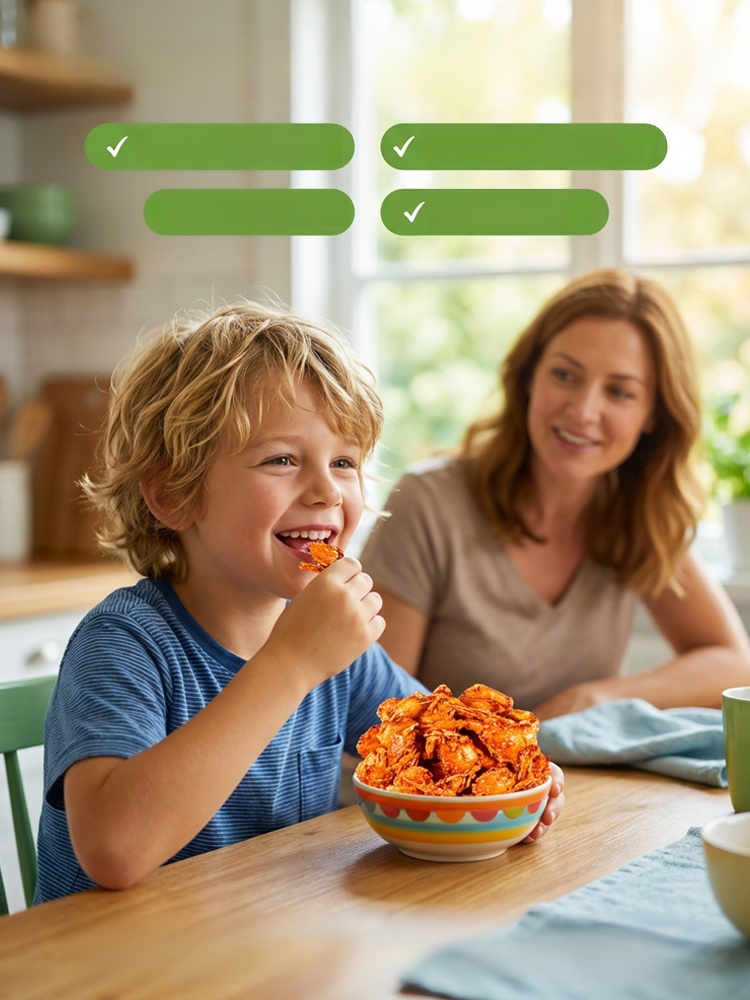 One Bite And It'S So Addictive! The Crispy Baby Crab Is So Crunchy You Can Even Chew The Shell.High in Protein, Low in Sodium