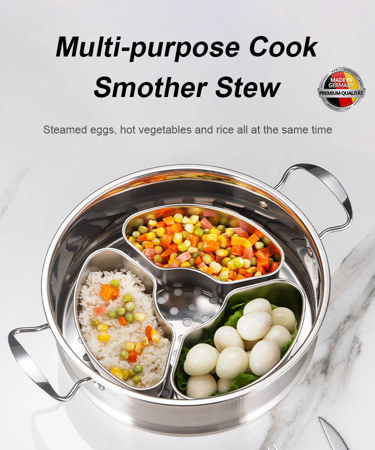 Stainless Steel Steamer Box Set