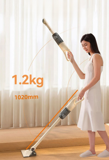 [Wireless vacuuming and mopping] High suction power dust mite removal mopping machine