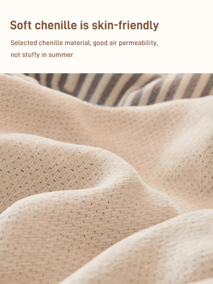 Double sided chenille sofa cover