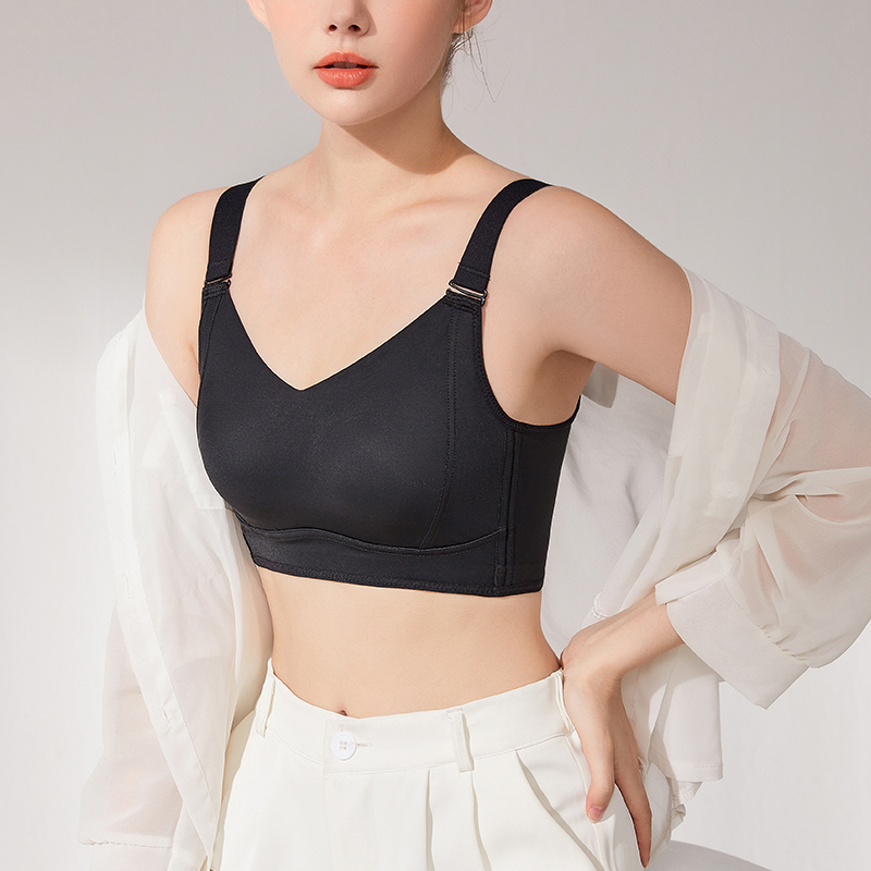 [Breast Minimizing] Non-marking skin-friendly push-up bra，seamless skin-friendly without stuffiness