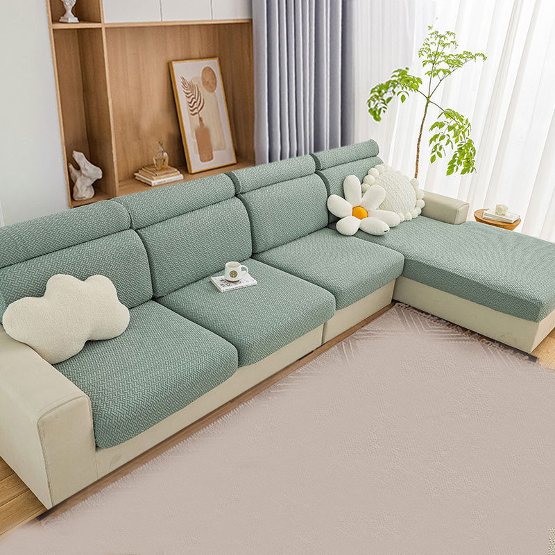 Simple style stretchy sofa cover