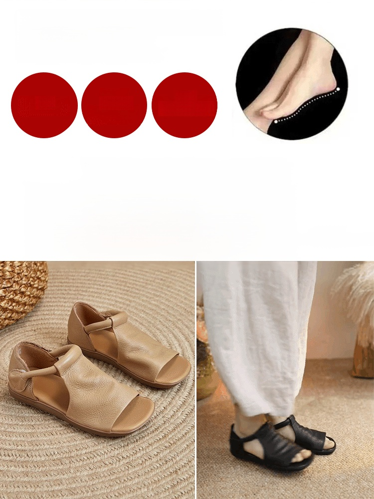 Handmade leather sandals