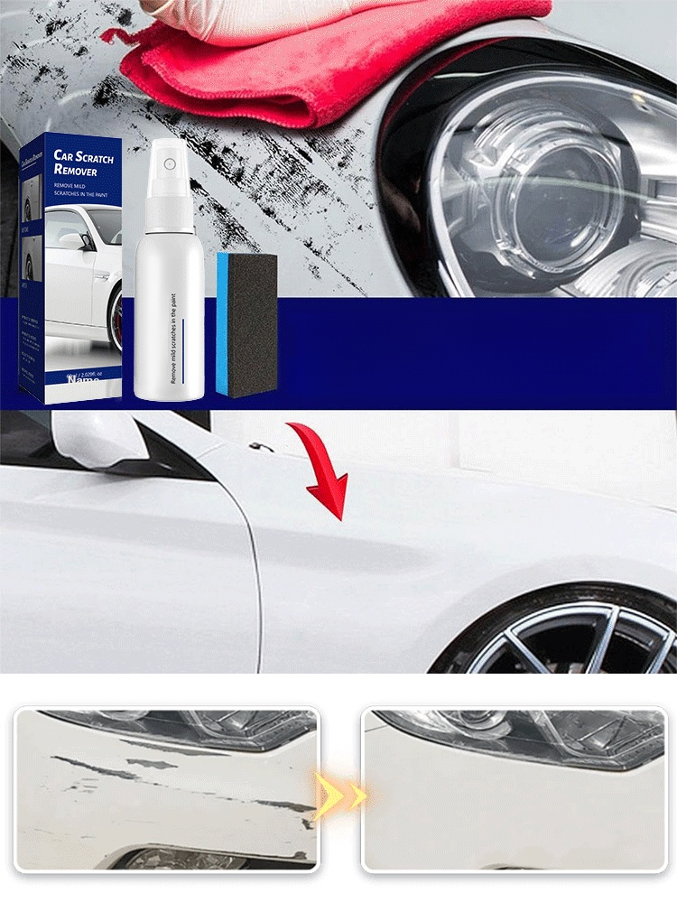 Car Scratch Repair Spray.Three Times Stronger Repair Power, Making Scratches Disappear In 3 Seconds