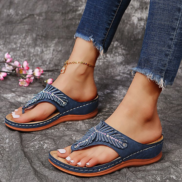 5 cm Heightened Simple Beautiful Leg Platform Sandals