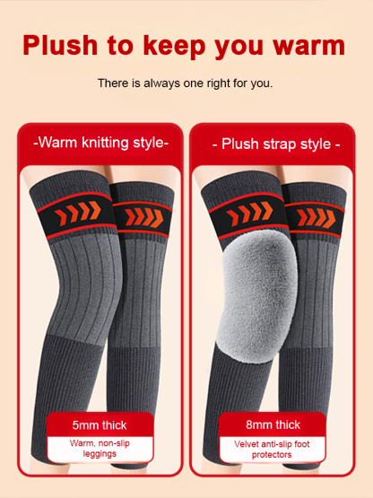 SL- Cashmere Knee Support with Straps