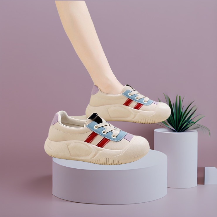 INS breathable casual thick-soled platform shoes