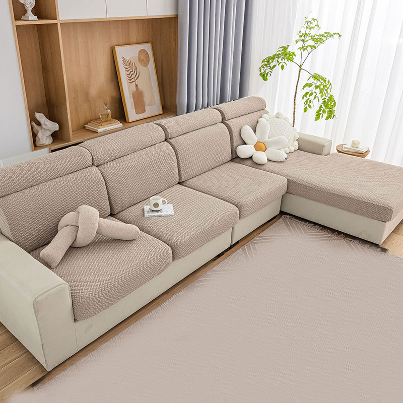 Simple style stretchy sofa cover