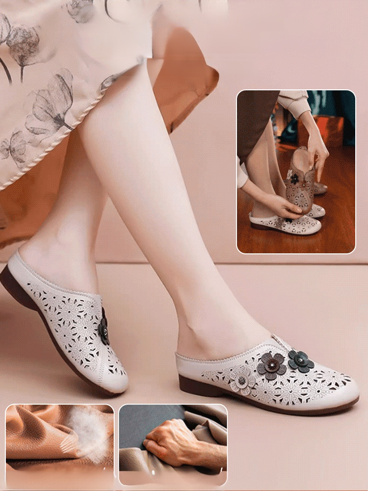 Women's hollow petal breathable sandals