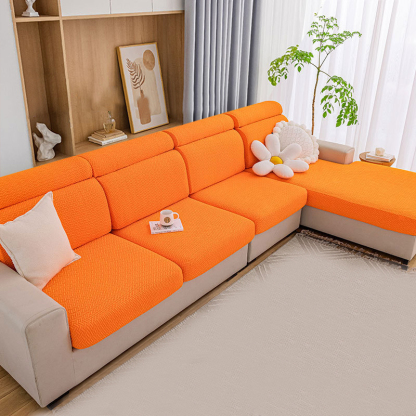 Simple style stretchy sofa cover