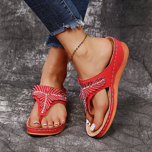5 cm Heightened Simple Beautiful Leg Platform Sandals