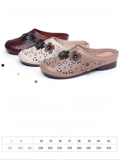 Women's hollow petal breathable sandals